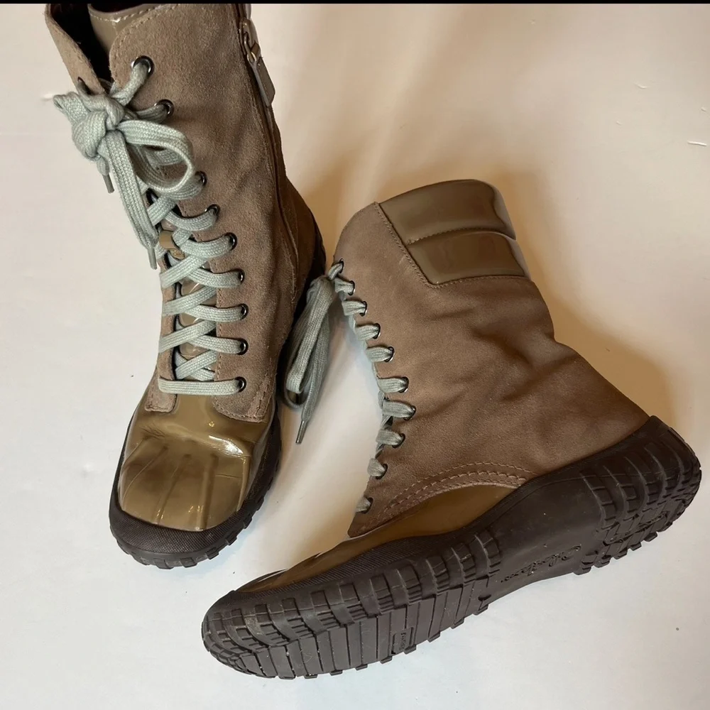 Cole Haan Air Joa Lace Shoe Bt II Leather Waterproof Boot Women’s Size 7.5